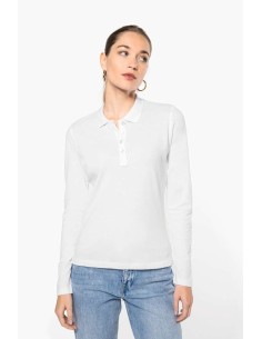 K-KA257-LADIES’ LONG-SLEEVED PIQUÉ POLO SHIRT 2